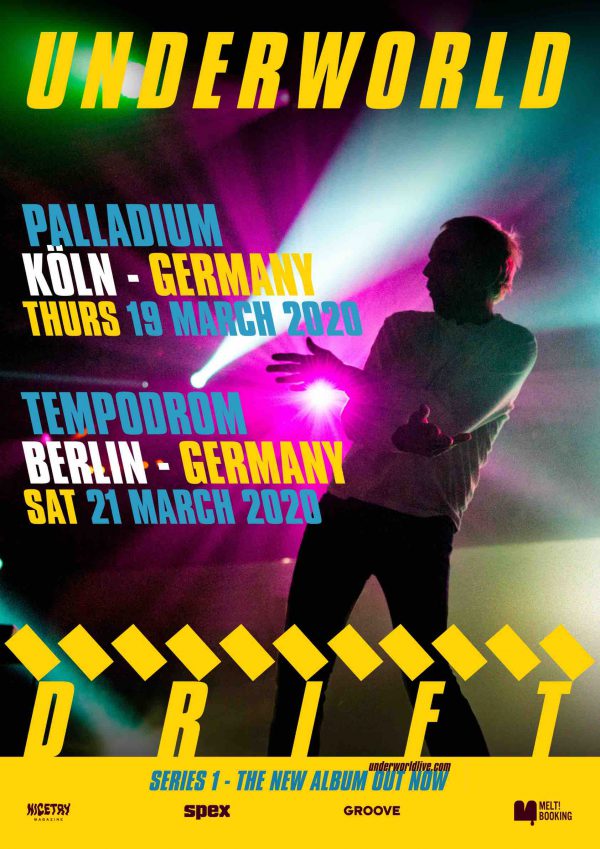 Underworld gehen auf Tour Tickets zu gewinnen! Groove