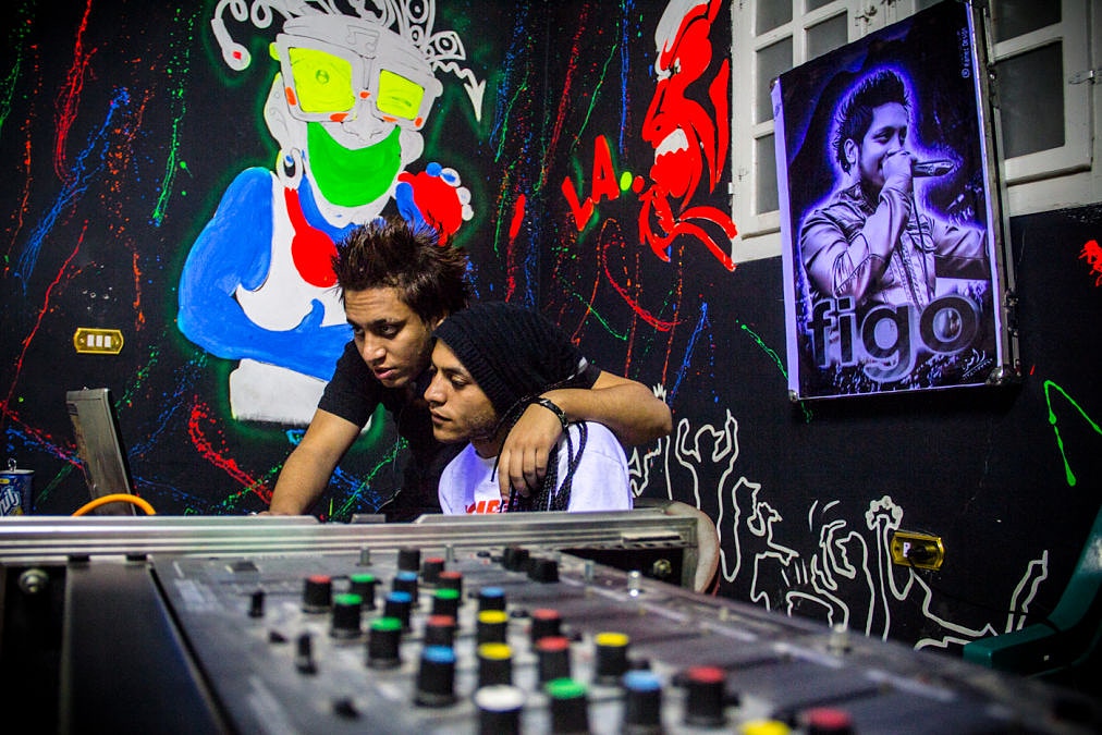 Young Figo & Sadat in the studio by Mosa'ab Elshamy