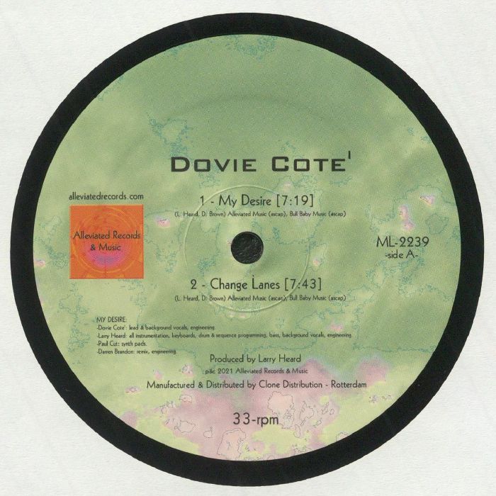 Dovie Cote – ' EP (Alleviated)