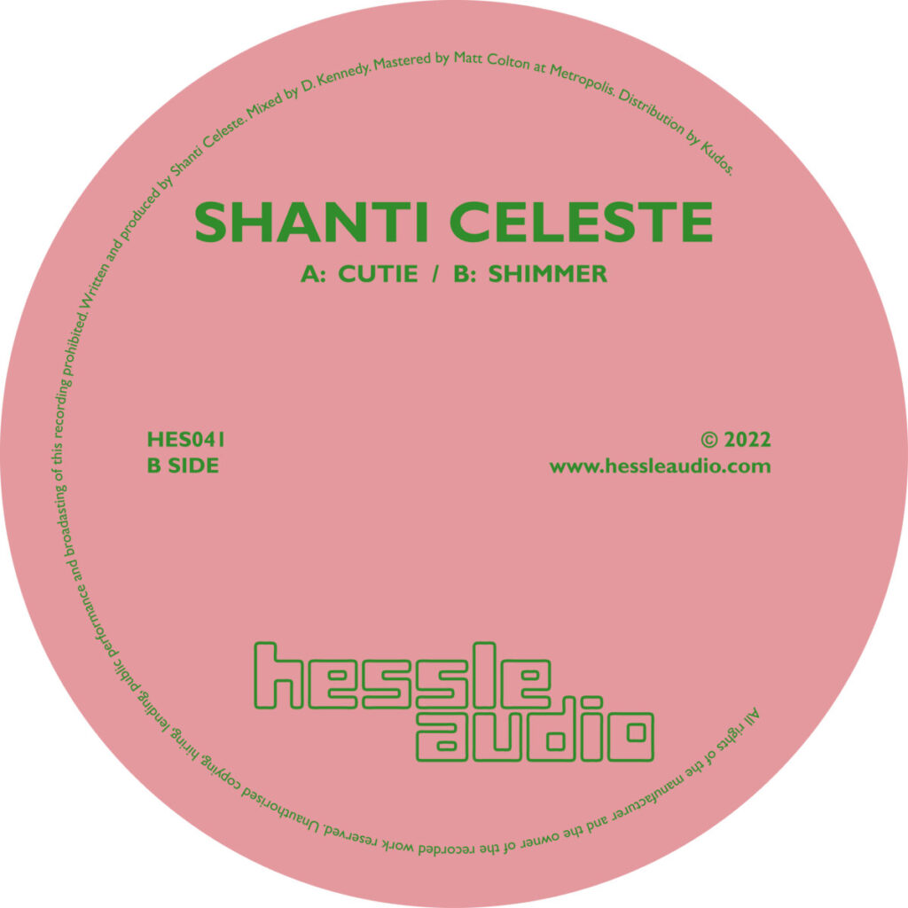 Shanti Celeste – Cutie : Shimmer (Hessle Audio)