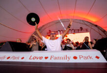 Love Family Park: Von gerade volljährig bis schon fast in Rente Sven Väth auf dem Love Family Park 2023 (Foto: cosmopop GmbH)