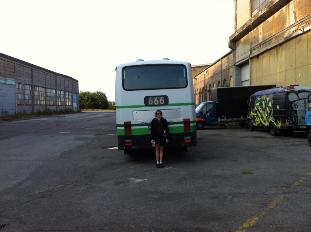 Autorin Holly Dicker beim Distortion Festival in Kopenhagen 2012 (Foto: Holly Dicker)