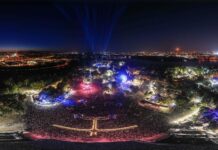 Sziget Festival: Streit zwischen Veranstalter und Budapester Stadtverwaltung Luftaufnahme vom Sziget Festival (Foto: Sziget)