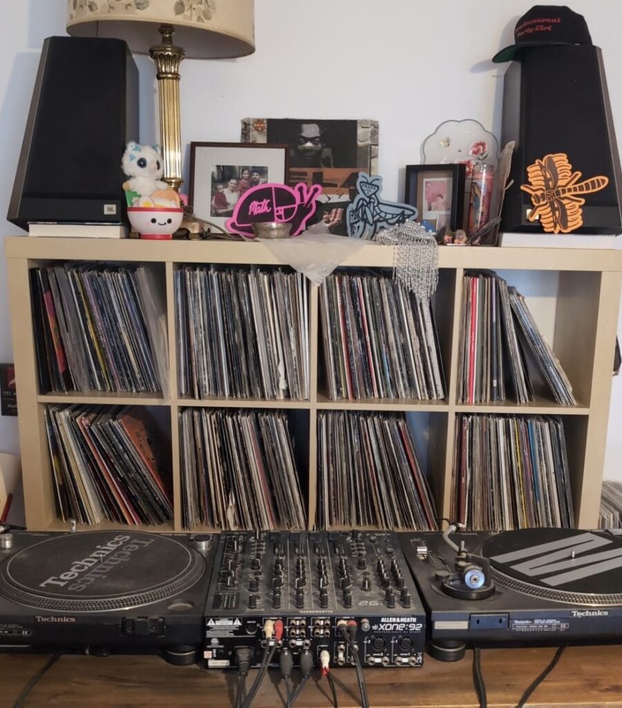 Stella Zekri's Set-up in Neukölln (Photo credit: Stella Zekri)