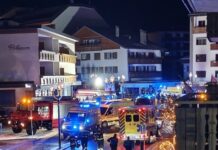 Crans-Montana: 40 Tote und Hunderte Verletzte bei Brand in Bar Der Noteinsatz in der Bar Le Constellation (Foto: Instagram/ wall)