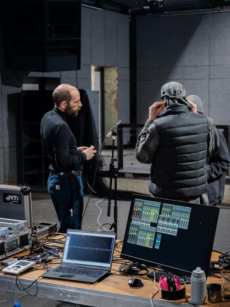 Die detaillierte Planung des Sounddesigns (Foto: Instagram/openground.club)