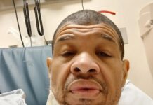 Boo Williams: Chicago-House-Legende erneut im Krankenhaus Boo Williams' Selfie aus dem Krankenbett (boowilliamsmusic/Instagram)