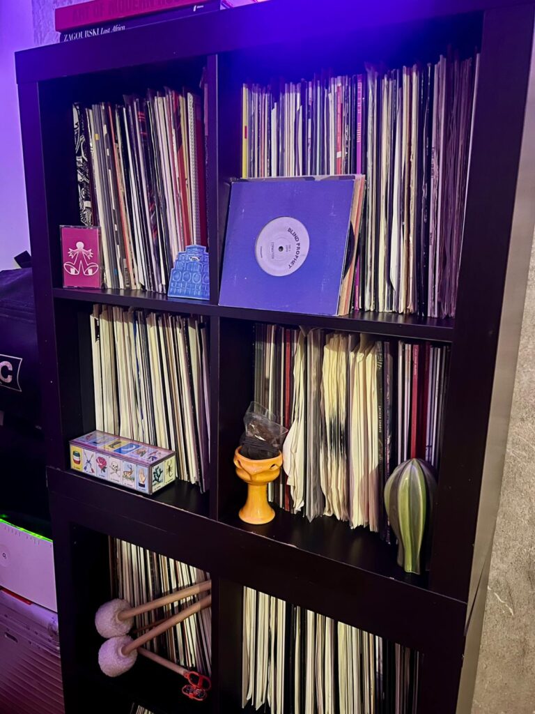 Alte und neue Dubplates.