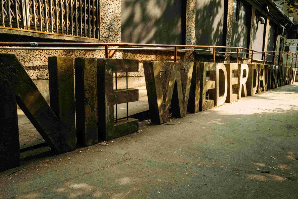 Vor dem ://about blank (Foto: Bastian Bochinski)