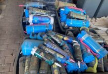 München: Polizei beschlagnahmt 1,7 Tonnen Lachgas Lachgas-Kartuschen (Foto: Stadt Limburg)