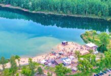 Pappel-Beach: Betreiber äußert sich zu Kritik an 24-Stunden-Tekk Rave Die Eventlocation Pappel-Beach bei Halle (Foto: Pappel-Beach)