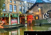 RAW-Gelände: Rave-Demo gegen Immobilien-Investor angekündigt Das RAW-Gelände wehrt sich seit Jahren gegen die Neubebauung durch einen Immobilieninvestor (Foto: Google/Lydia Chernosvitova)