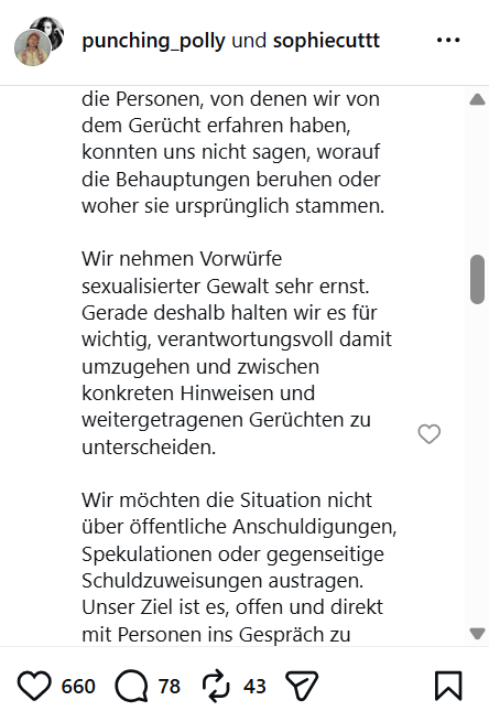 Vorwürfe sexualisierter Gewalt: Bachblyten Festival weist Anschuldigungen zurück