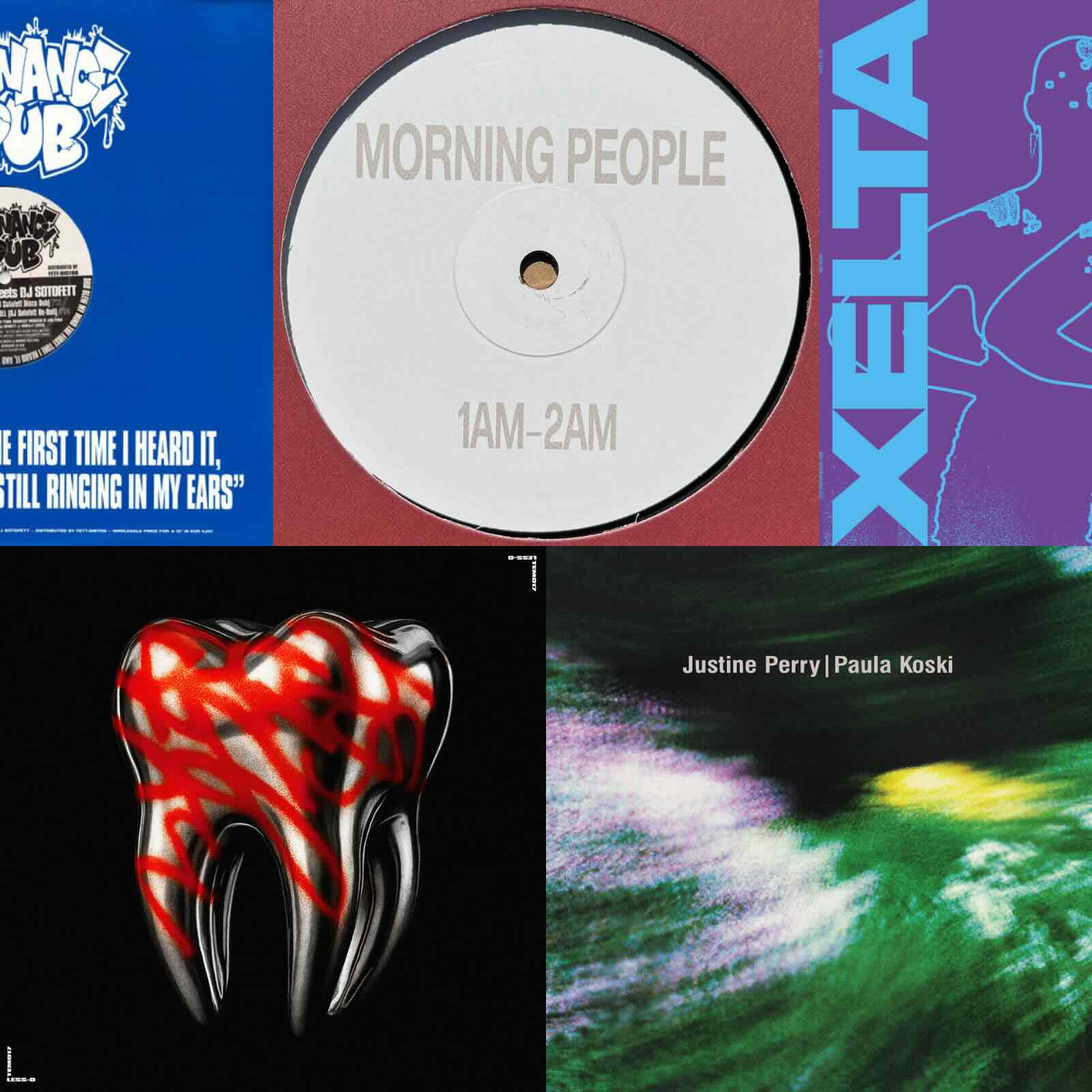 Die Platten der Woche mit Ekowmania meets DJ Sotofett, Less-O, Justine Perry & Paula Koski, Morning People und XELTA