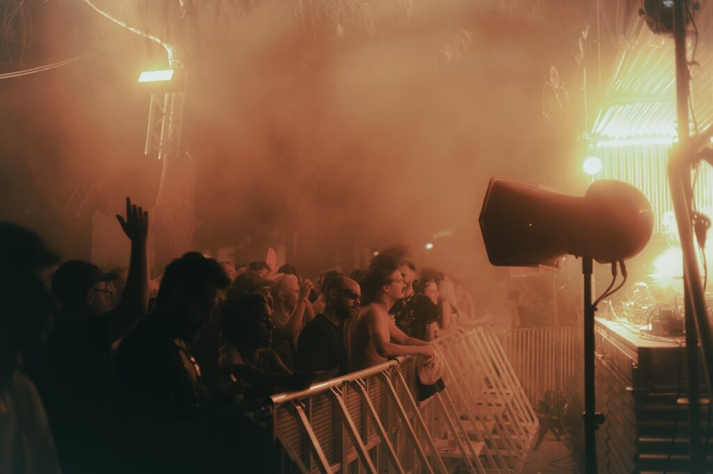 Mala legt auf der Eco-Stage des SOUNDIT Festivals auf.