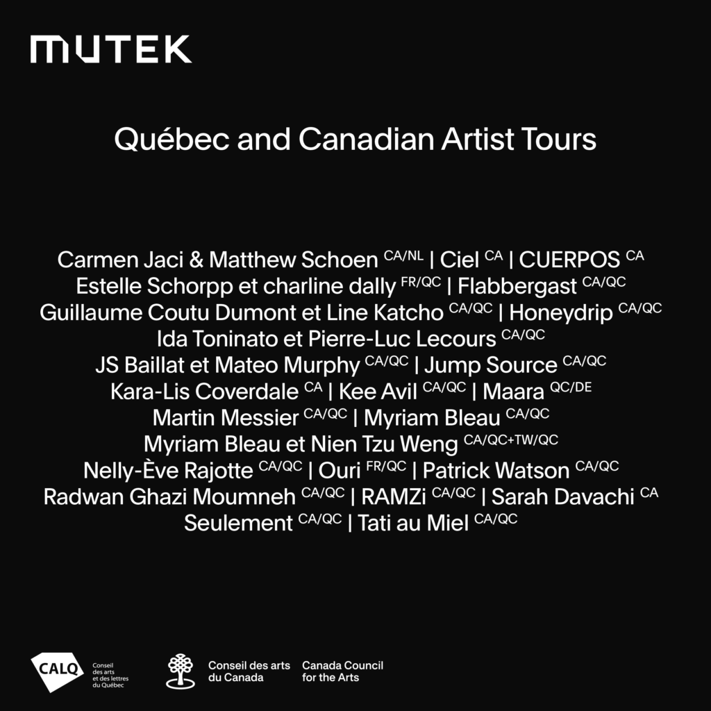 Mutek: Kanadisches Elektronik-Festival kündigt Deutschland-Termine an